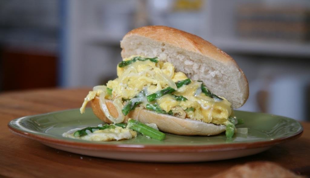 Asparagus and Scallion Frittata Lidia