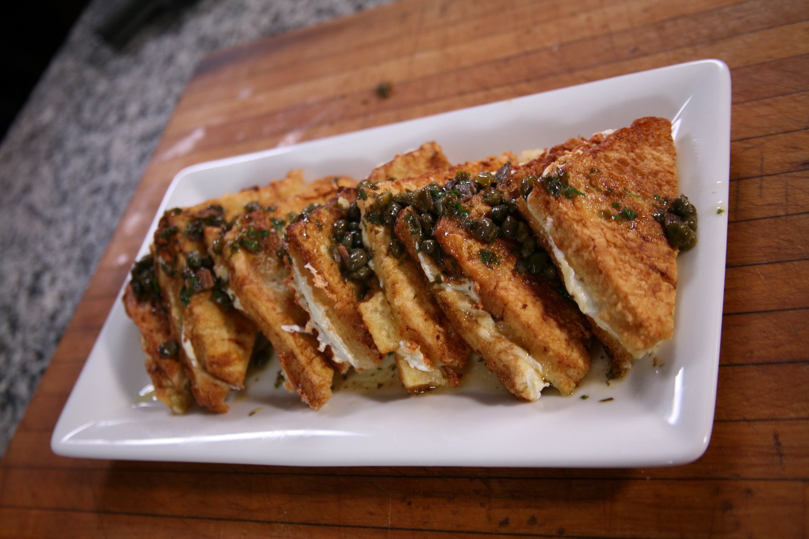 Fried Mozzarella Skewers Lidia