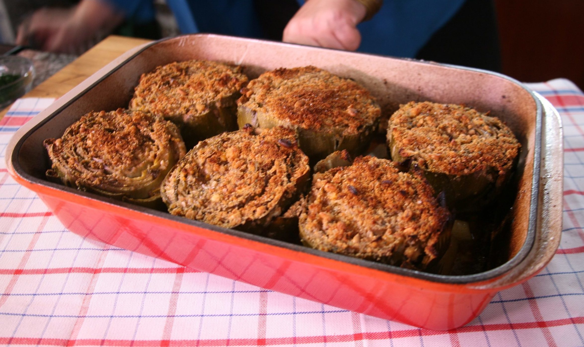 Stuffed Artichokes Lidia