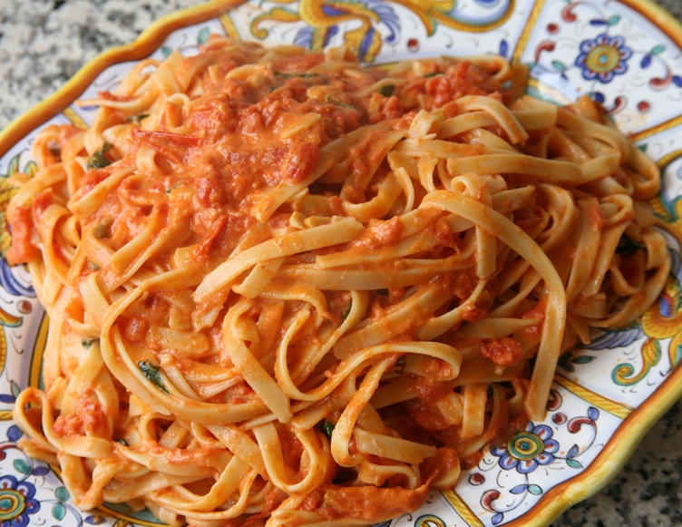 Fettuccine with Mafalda Sauce - Lidia