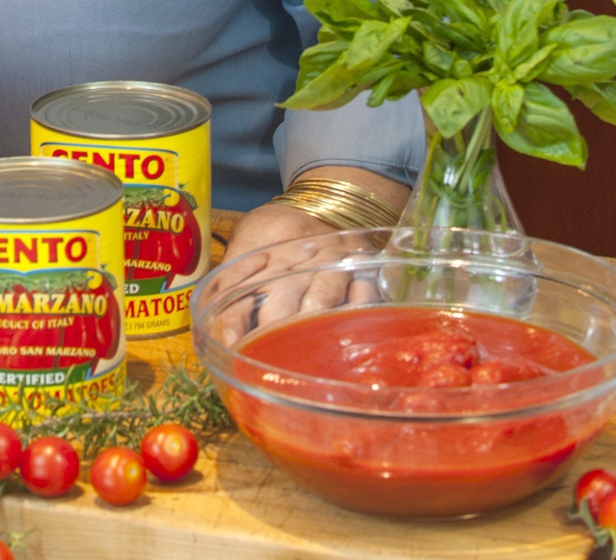 Shrimp in a Chunky Marinara Sauce Lidia