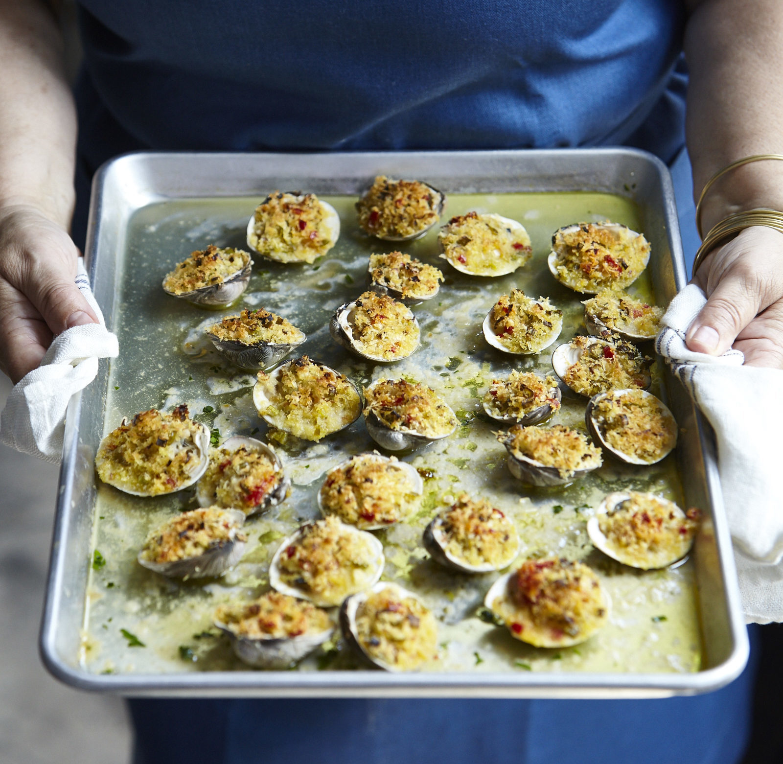 Spicy Stuffed Clams Lidia