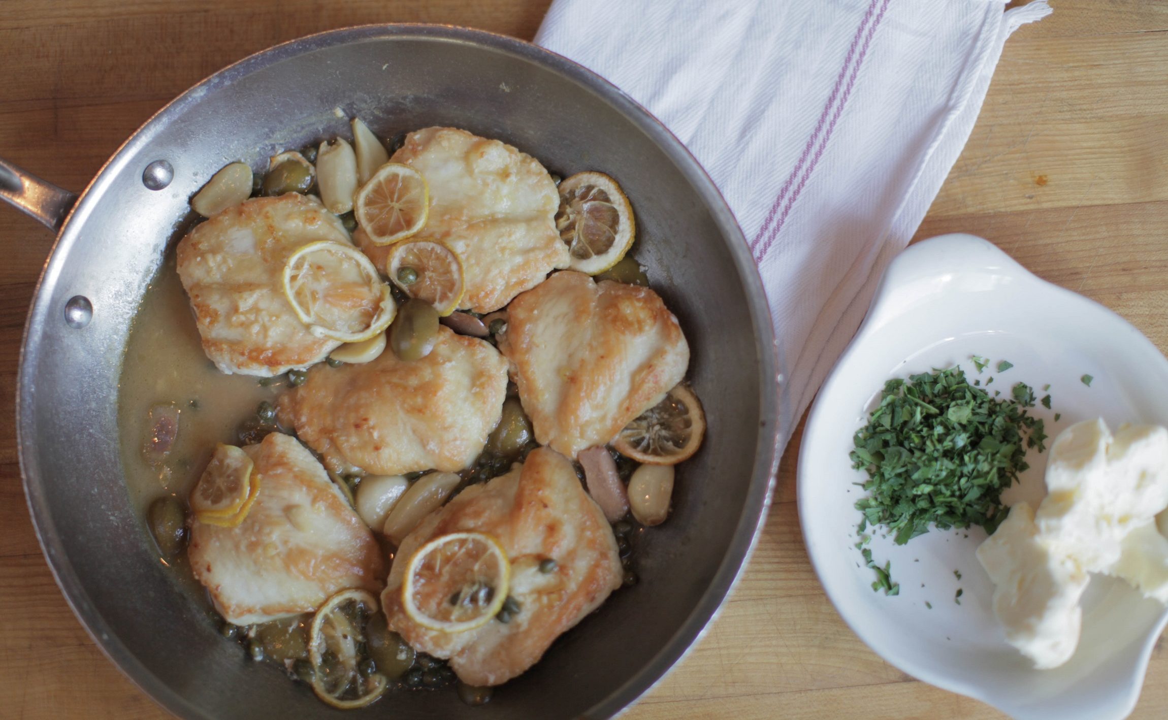 Veal Scaloppine in Lemon Sauce Lidia