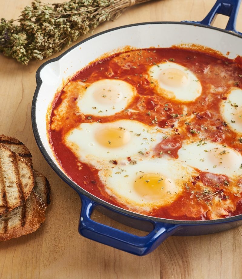 Eggs Poached in Tomato Sauce Lidia