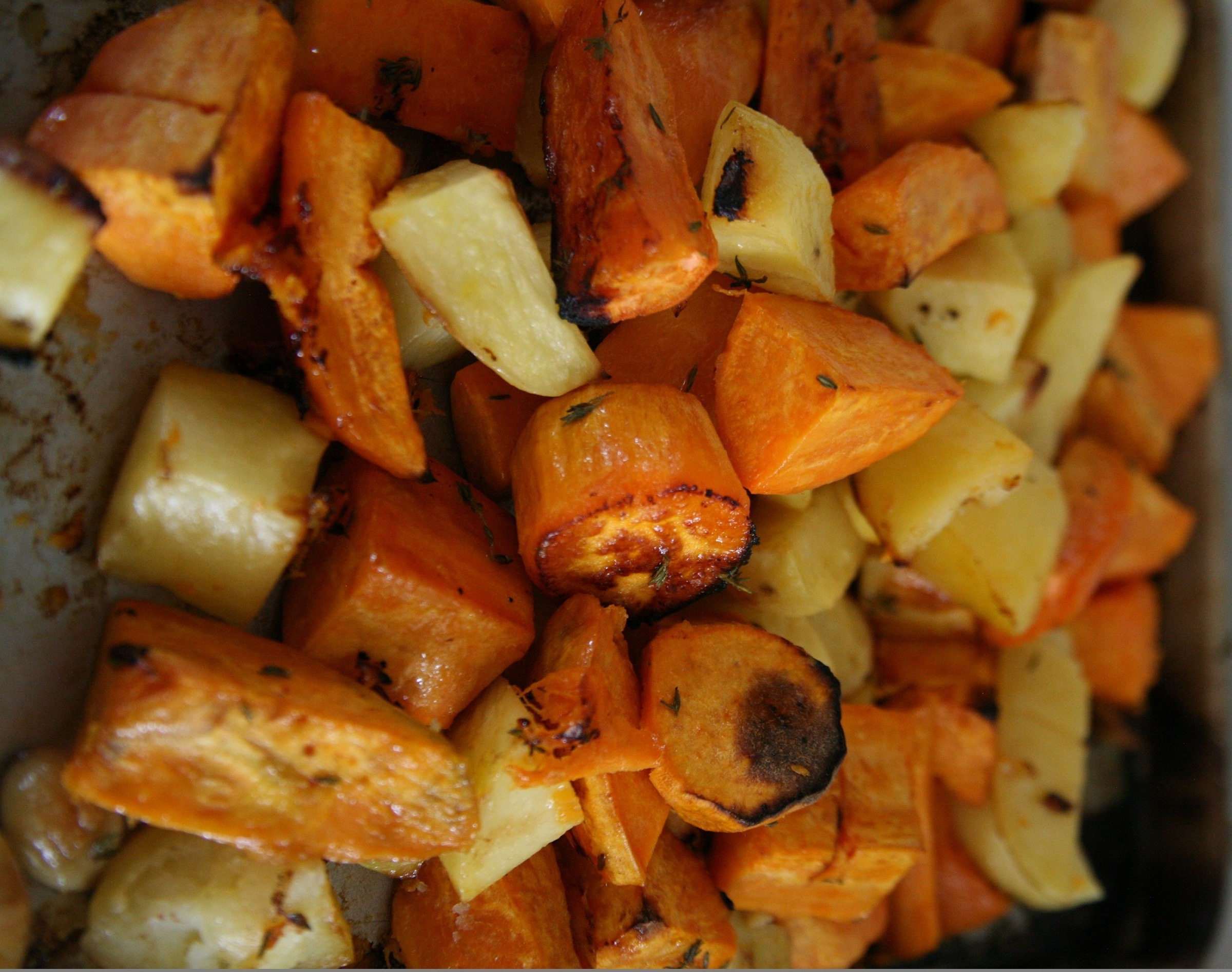 ROASTED SWEET AND YUKON GOLD POTATOES Lidia