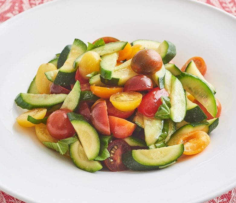 ZUCCHINI AND CHERRY TOMATO SALAD - Lidia