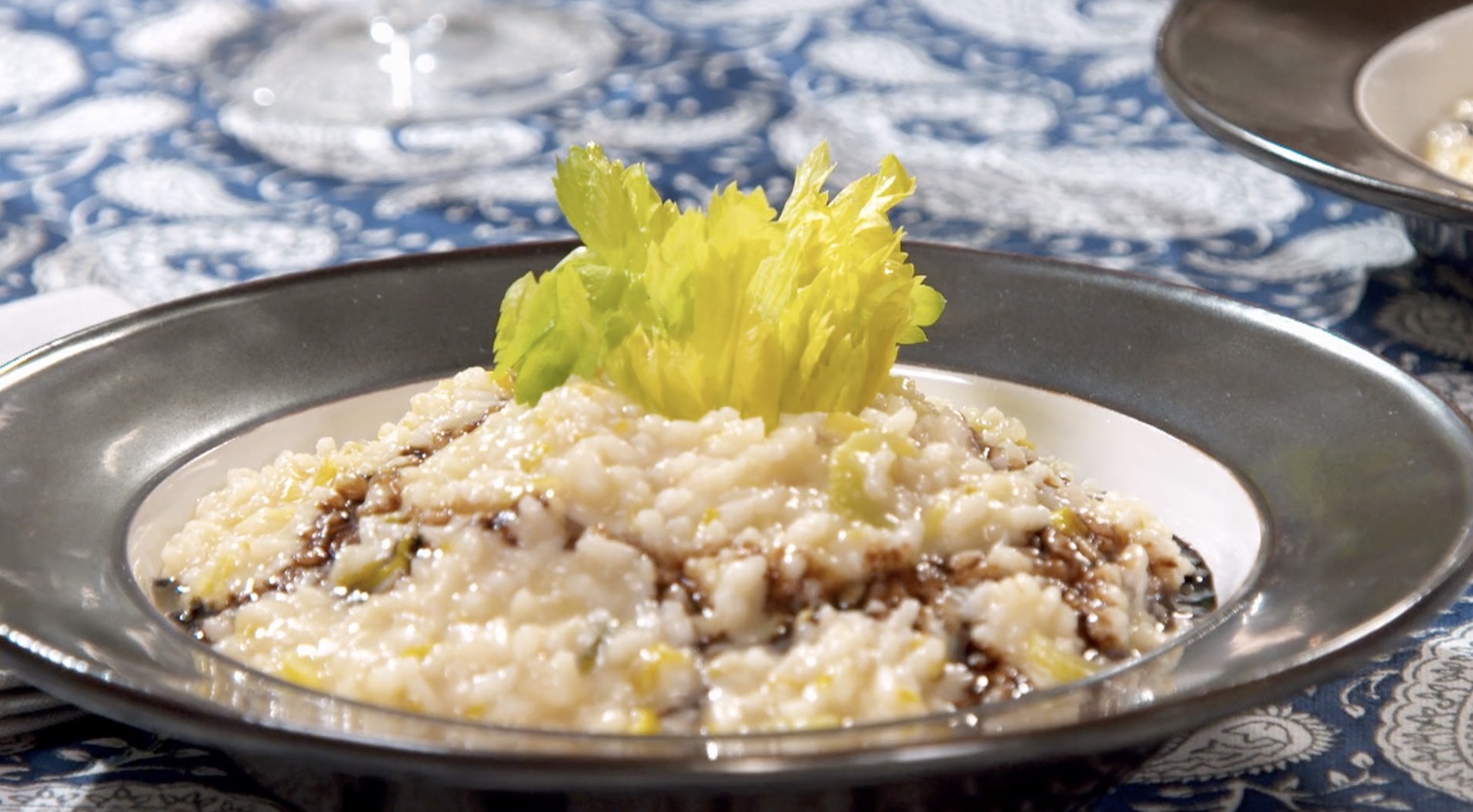 Risotto with Pear, Grana Padano, and Balsamic Vinegar Lidia