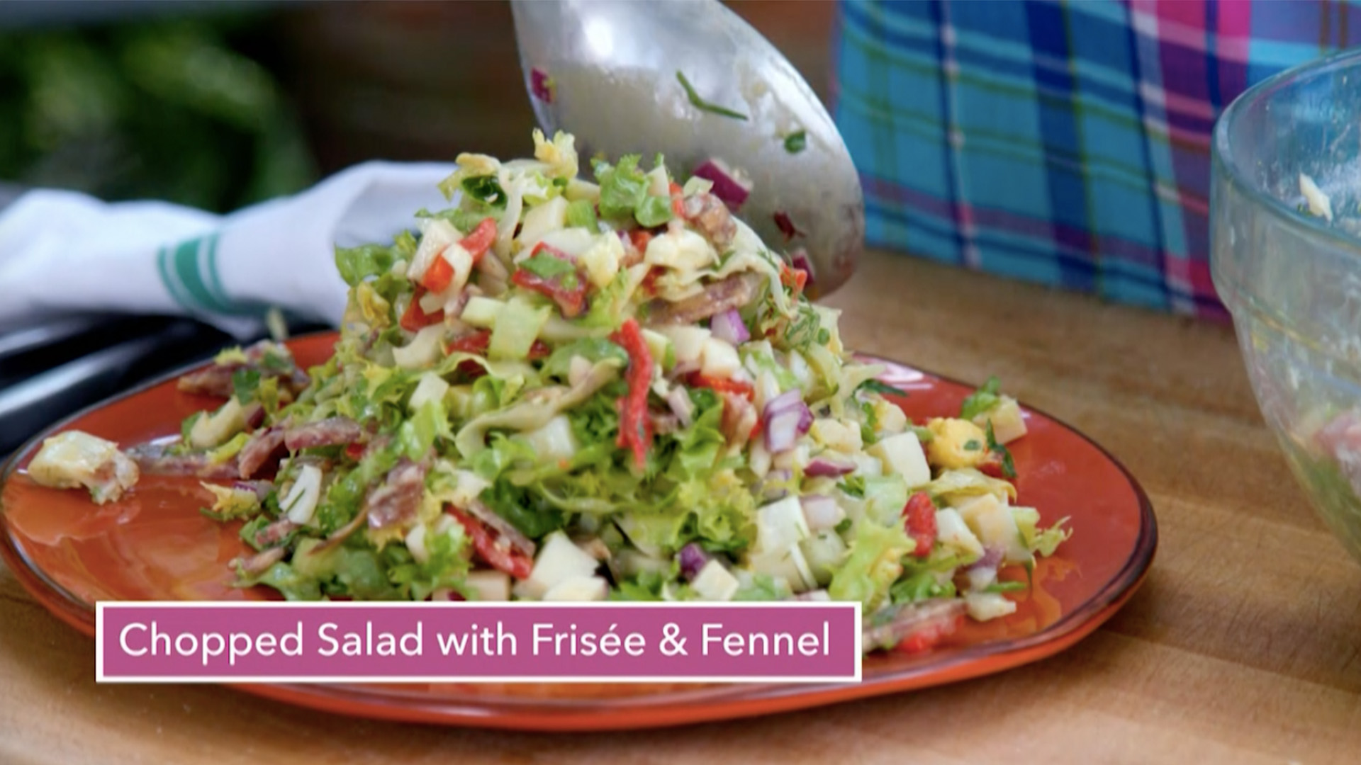 Chopped Salad with Frisee and Fennel Lidia