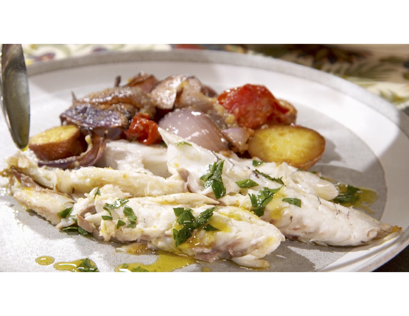 Whole Roasted Branzino Lidia