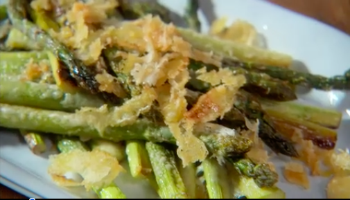 Roasted Cheese Asparagus - Lidia