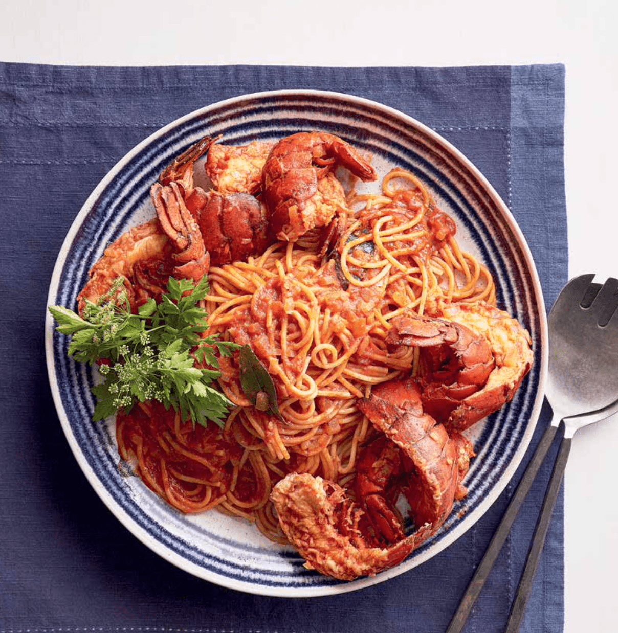 Spicy Lobster Linguine Lidia