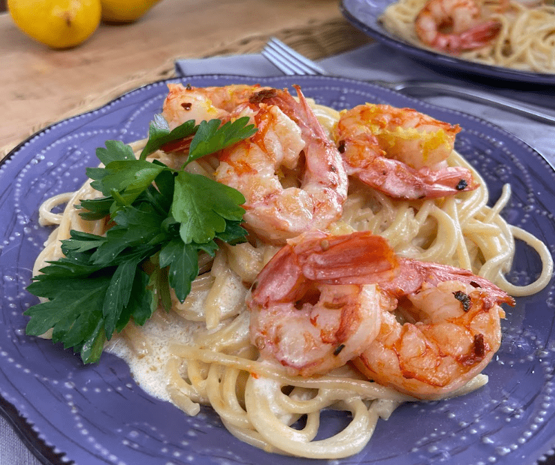 Spaghetti in Lemon Cream Sauce Lidia